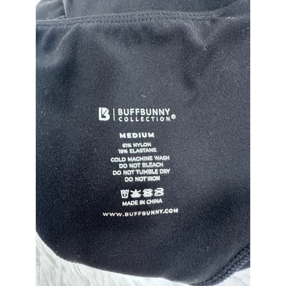 Buffbunny Collection Womens High Waisted Leggings Black‎ Size Medium Activewear - Picture 4 of 4